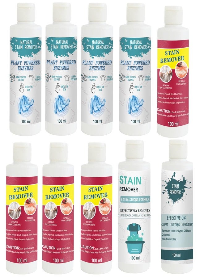 TOOVUS Stain Remover Combo Pack of Shirt (Pack of 4), Red (Pack of 4), Doll and Sky Stain Remover | Multi-Surface Cleaning Solution for Clothes, Fabrics, Upholstery (100 g Each) - Image 1